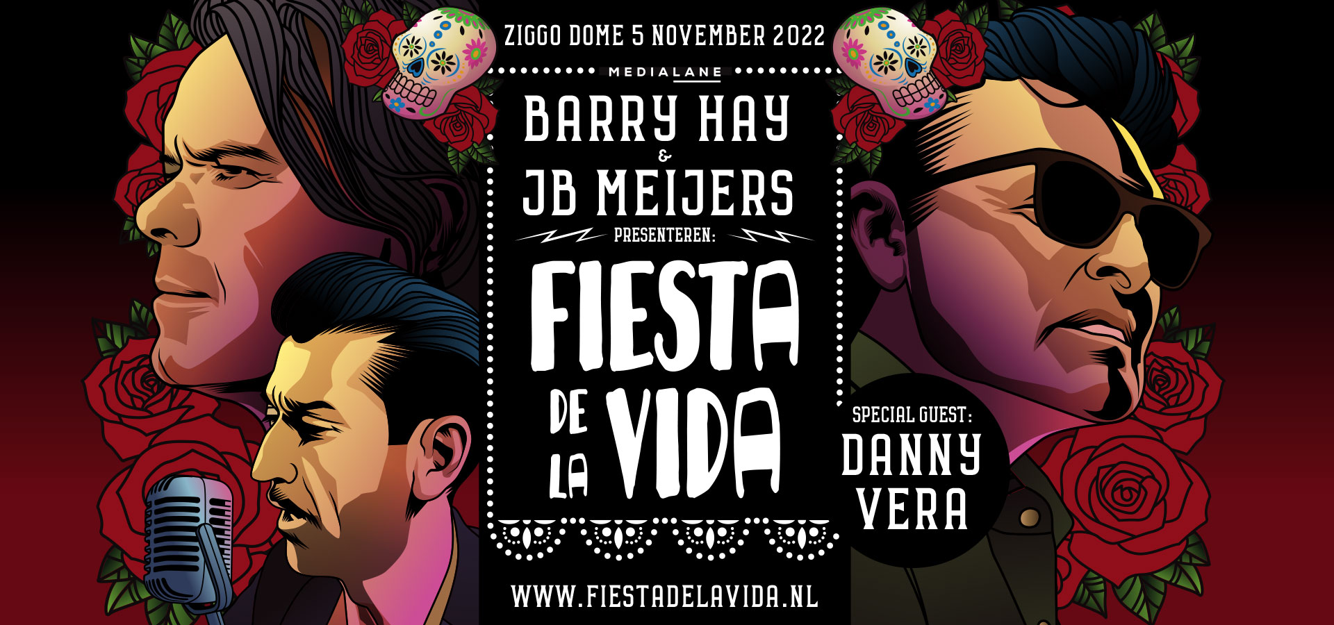 Barry Hay, JB Meijers en Danny Vera presenteren: FIESTA DE LA VIDA in de Ziggo Dome