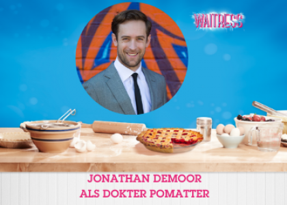 Jonathan Demoor krijgt hoofdrol naast Willemijn Verkaik in Waitress